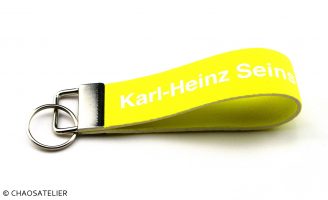 Schlüsselband gelb, seitlich